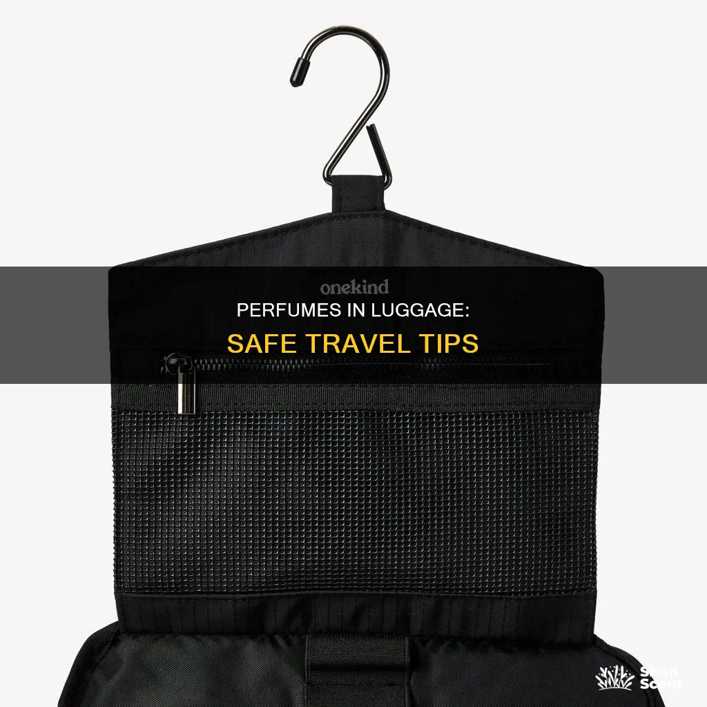 how to hide perfume in luggage