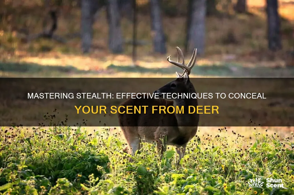 how to hide scent from deer