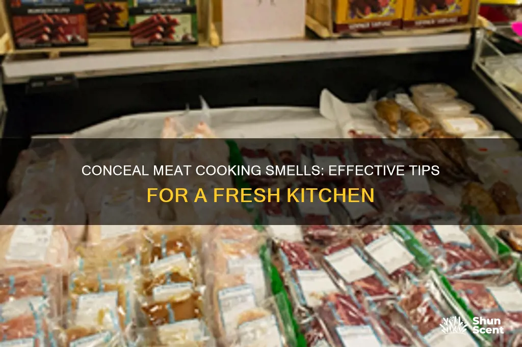 how to hide the scent of cooking meat