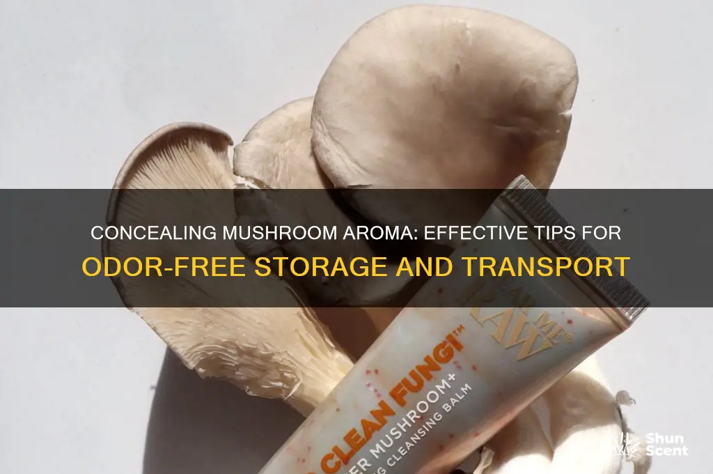 how to hide the scent of mushies