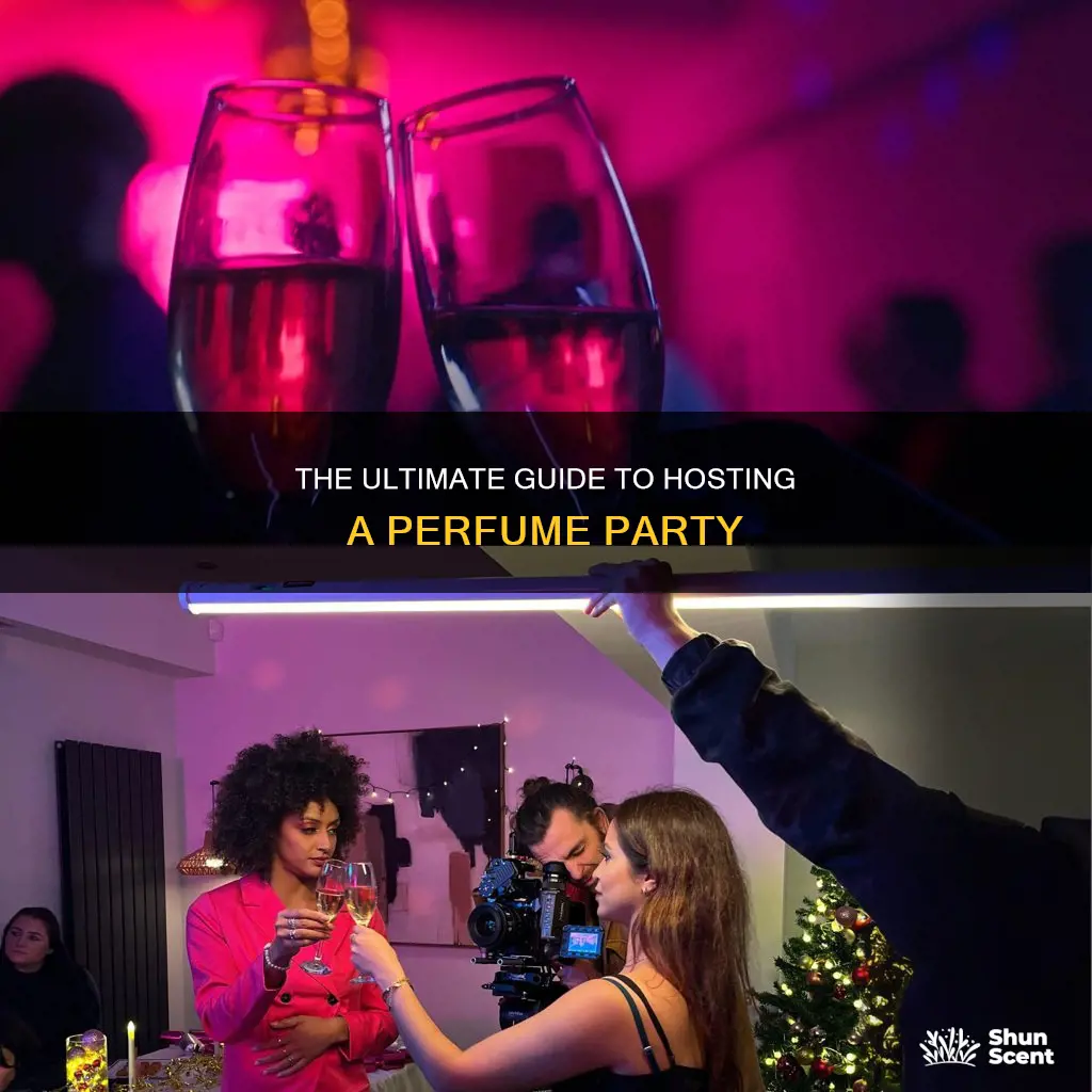 how to host a perfume party