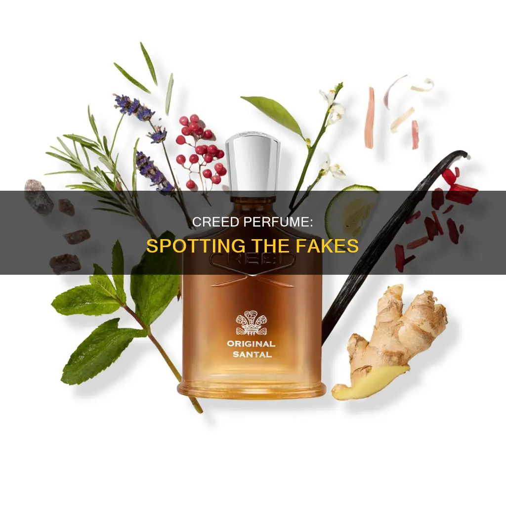 how to identify fake creed perfume