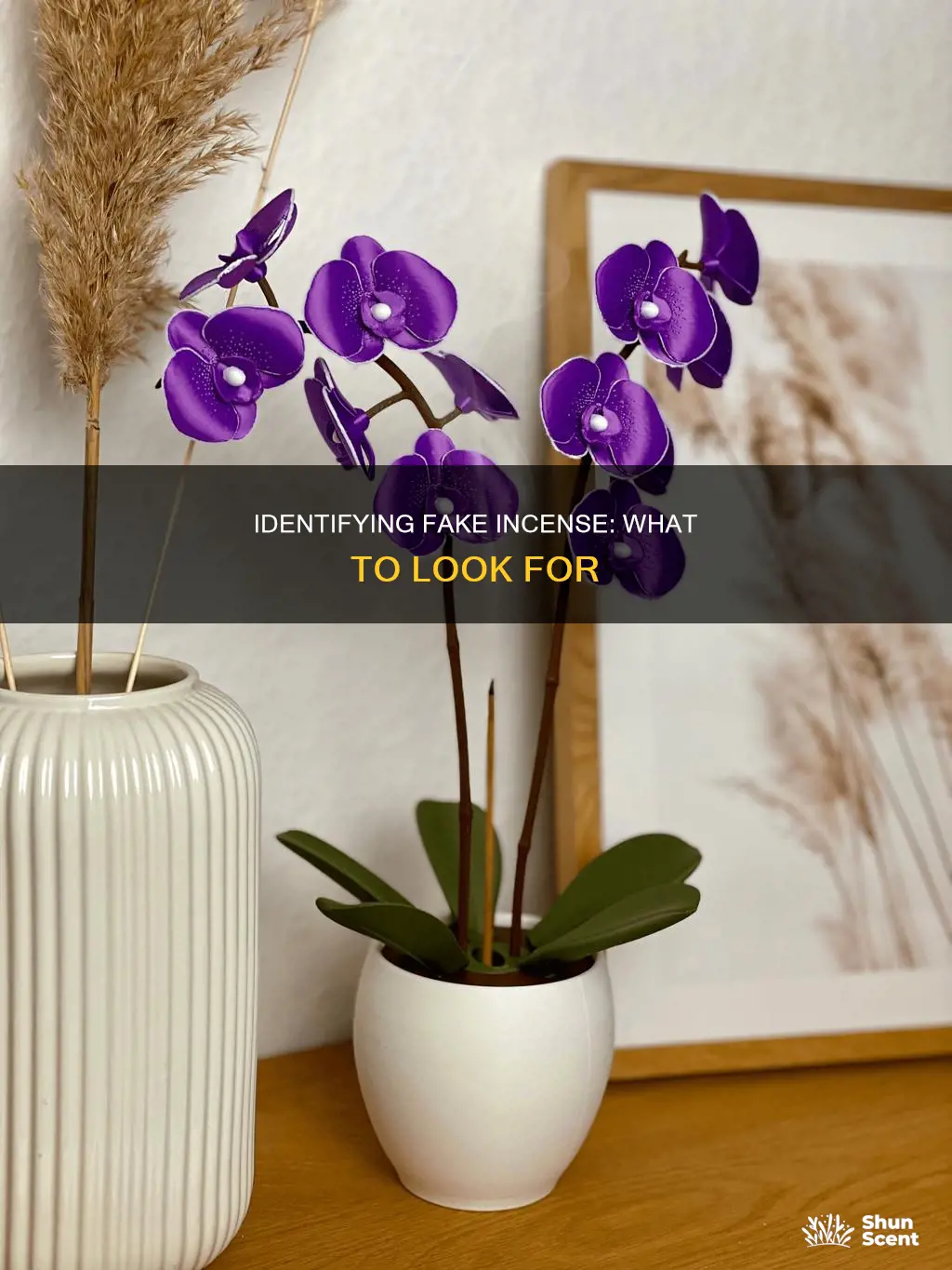 how to identify fake incense