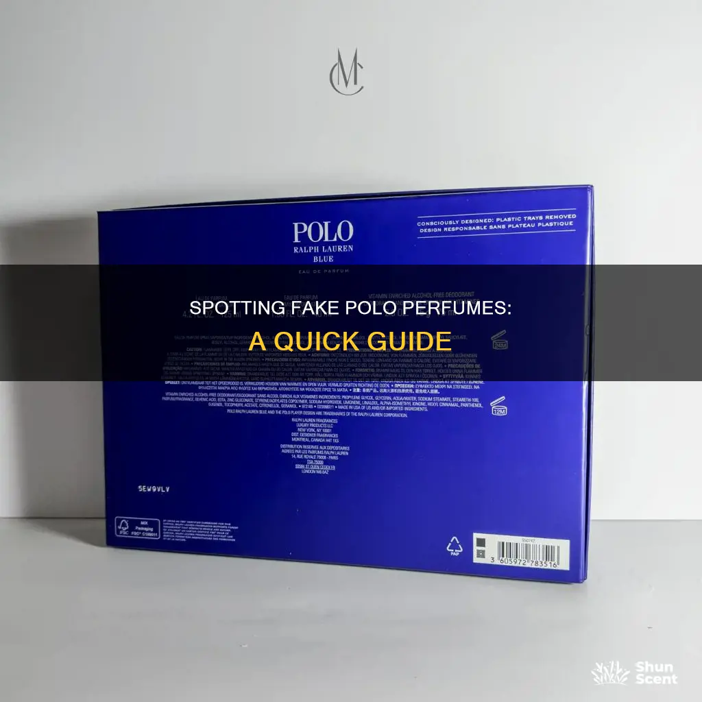 how to identify fake polo perfume