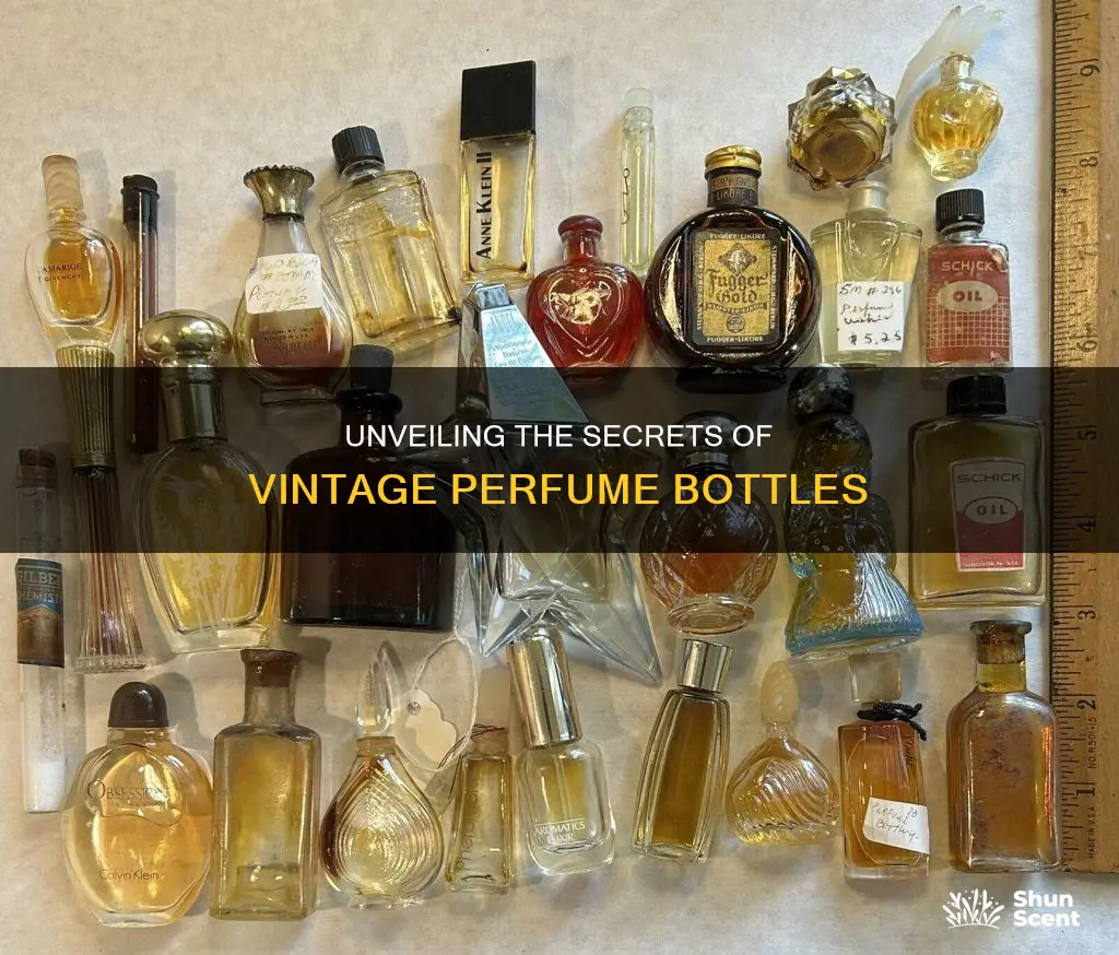 how to identify old perfume bottles