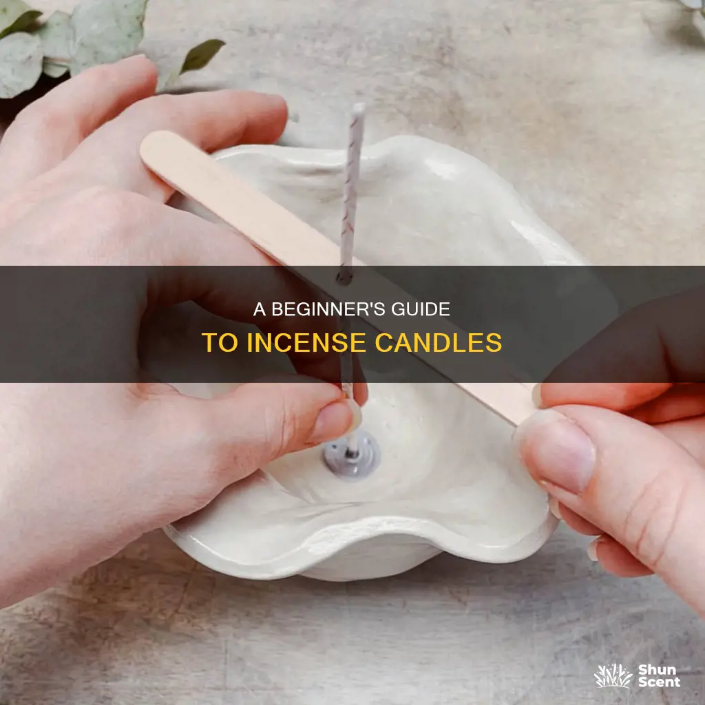 how to incense candle