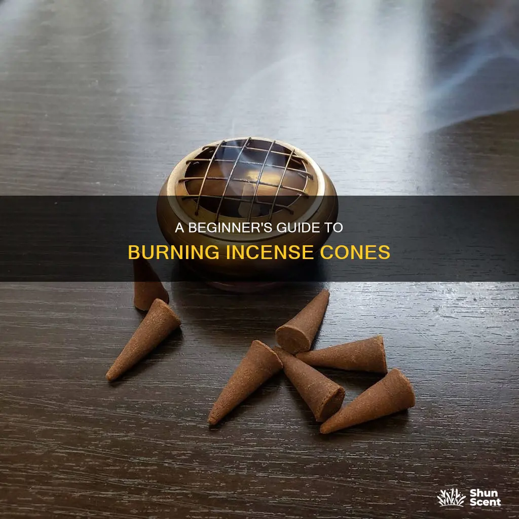 how to incense cones