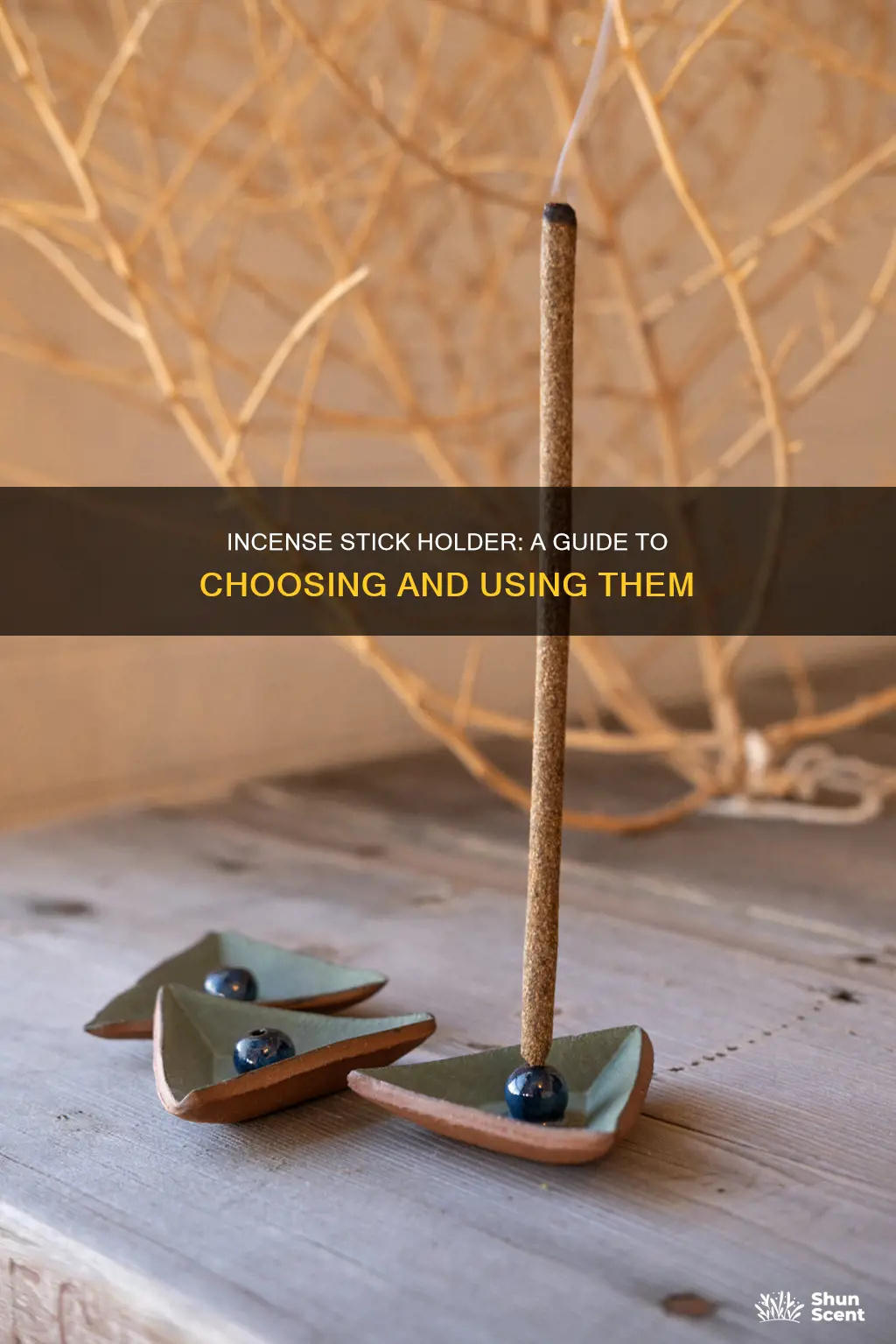 how to incense stick holder