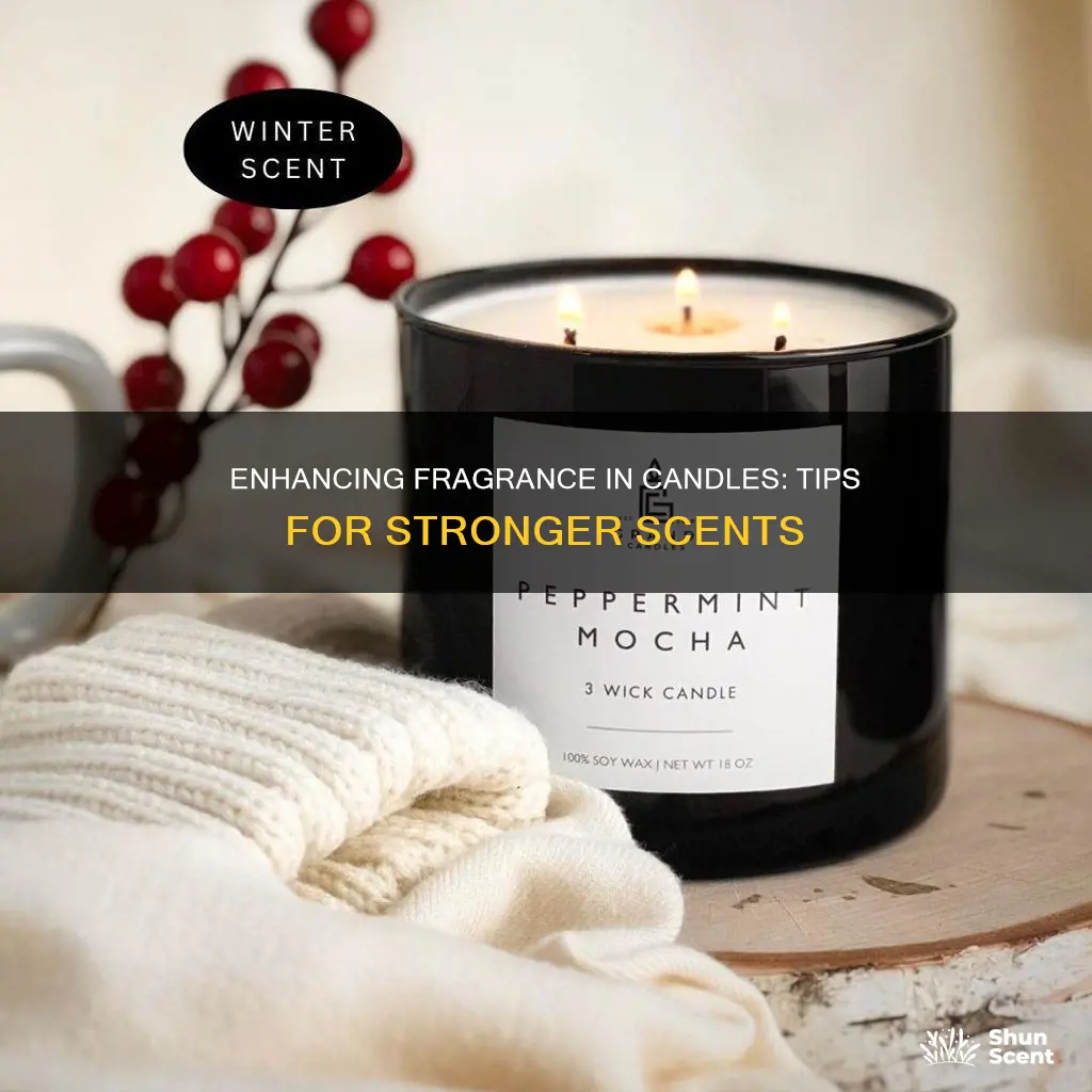 how to increase fragrance in candle making
