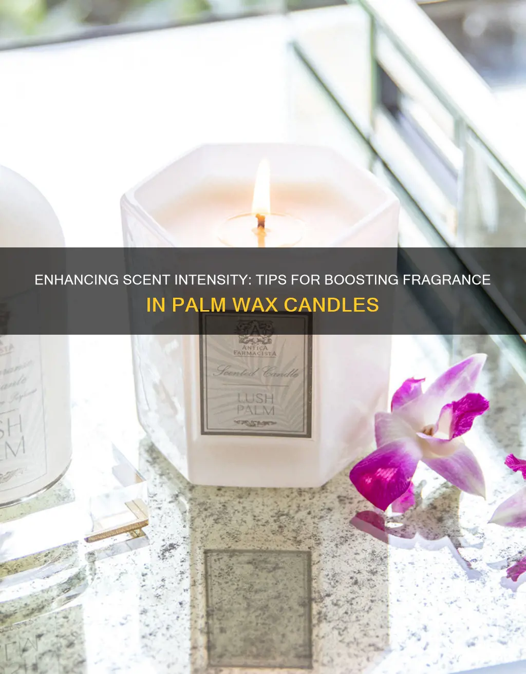 how to increase the fragrance load in palm wax