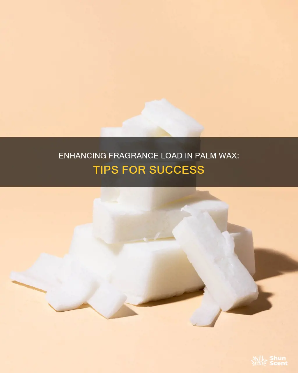 how to increase the fragrance load in palm wax