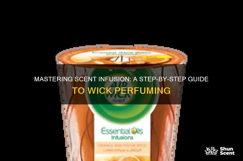 how to infuse a scent into a wick