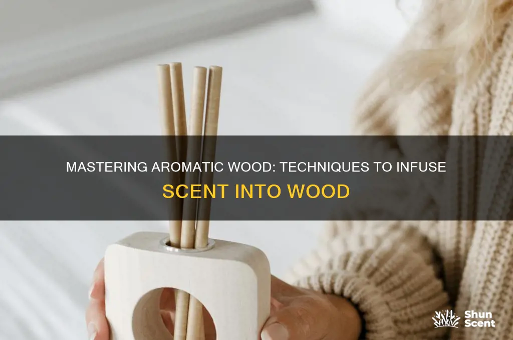 how to infuse scent into wood