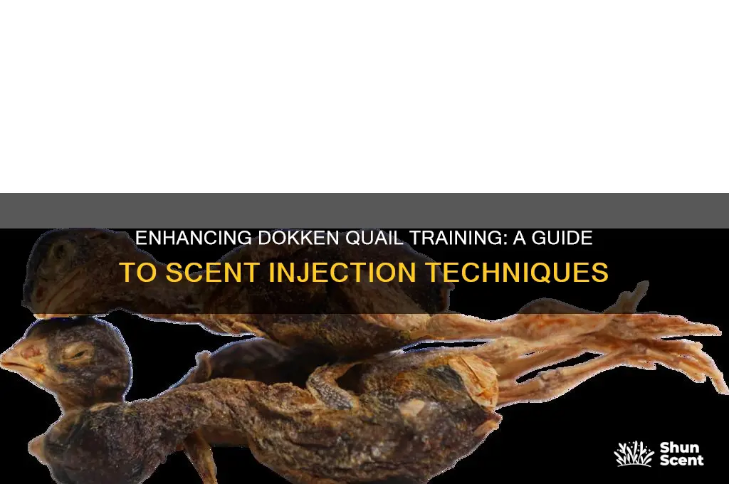 how to inject scent into dokken quail