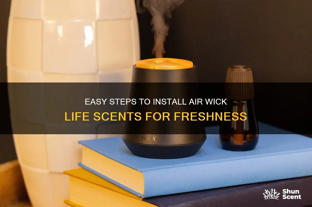 how to install air wick life scents