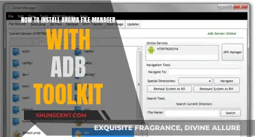 Install Aroma File Manager Using ADB Toolkit