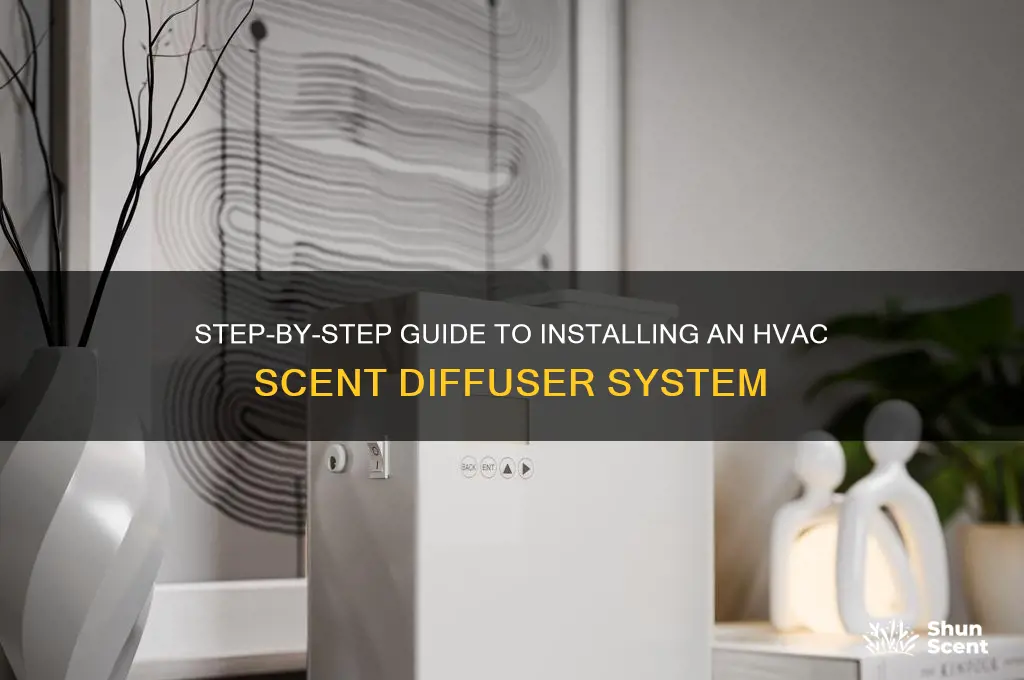 how to install hvac scent diffuser