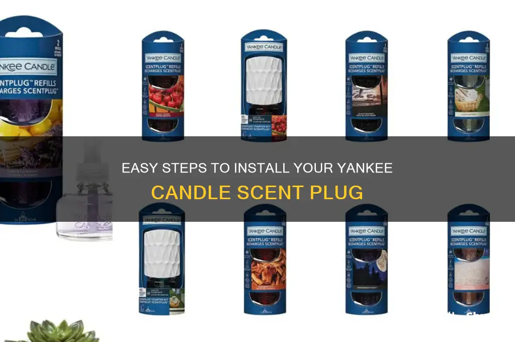 how to install yankee candle scent plug