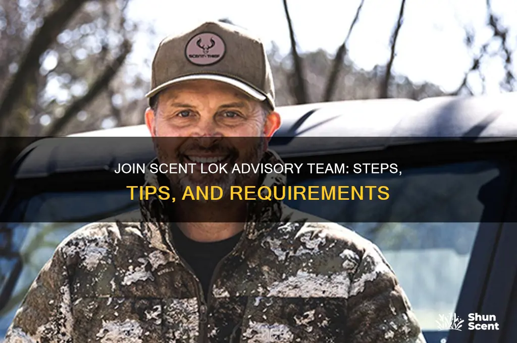 how to join scent lok advisory team