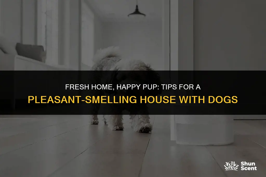 how to keep a house smelling fresh with a dog
