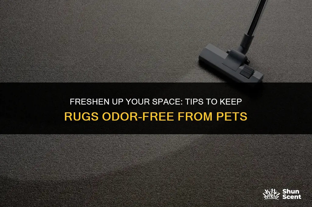 how to keep a rug from smelling like a dog