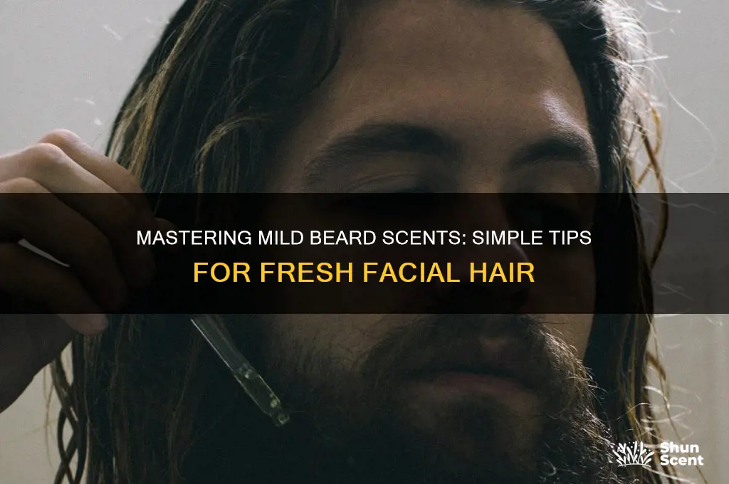 how to keep beard il scent mild