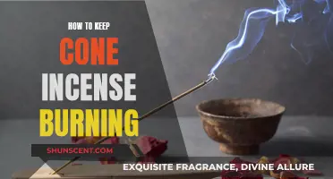 Ways to Keep Cone Incense Burning Longer