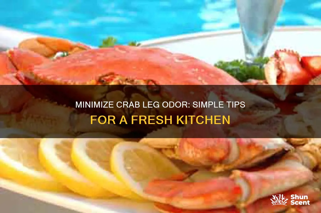 how to keep crab leg scent down