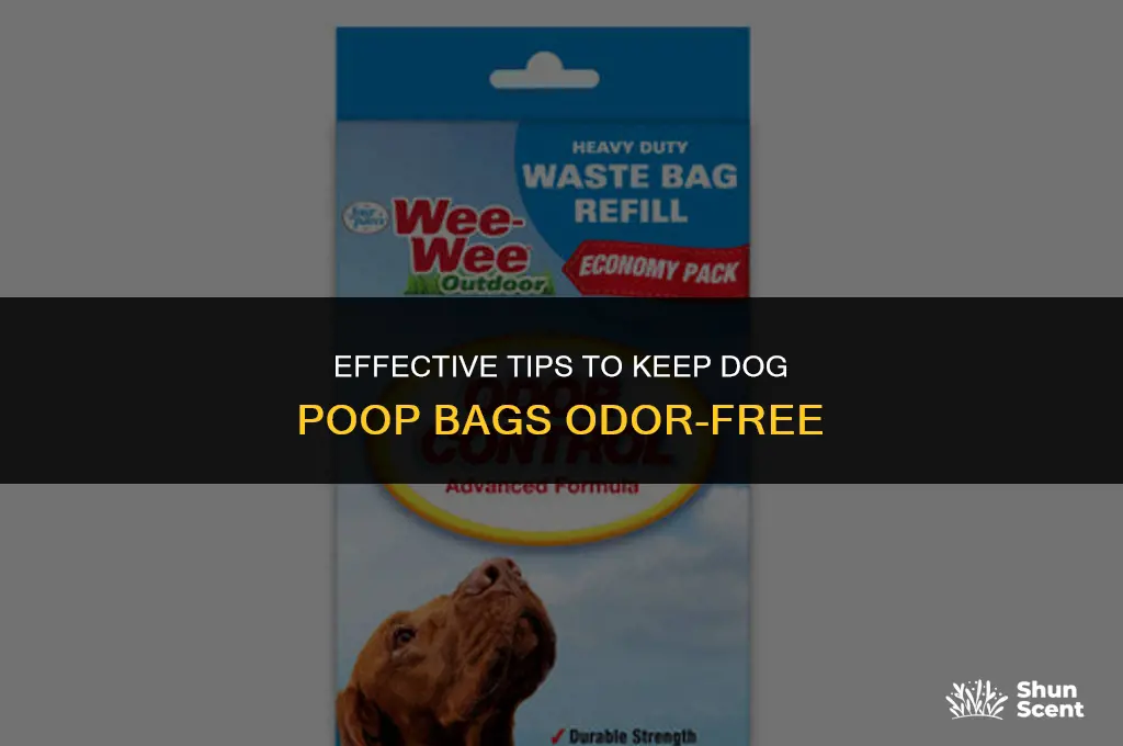 how to keep dog poop bags from smelling