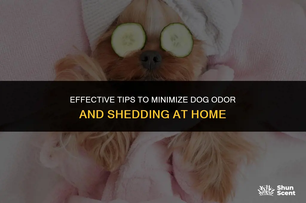 how to keep dog smell and hair to a minimum