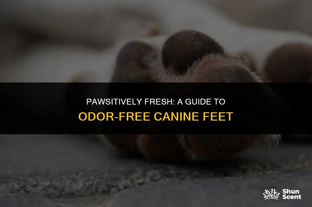 how to keep dogs feet from smelling