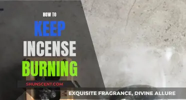 Incense Burning: Keep the Fragrance Flowing