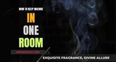 Keeping Incense Fragrance in One Room: Tips and Tricks