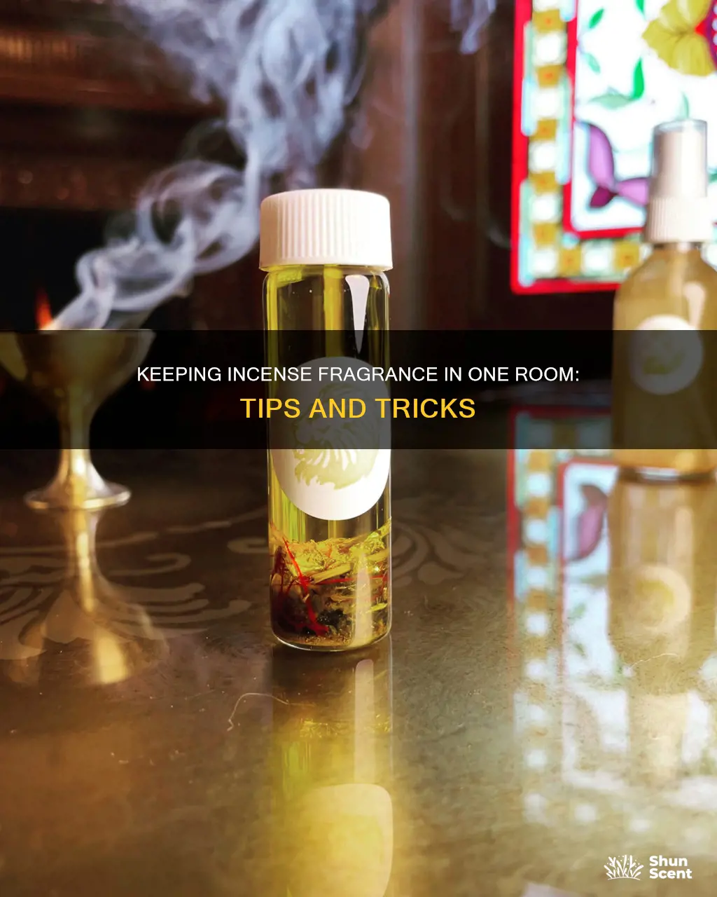 how to keep incense in one room