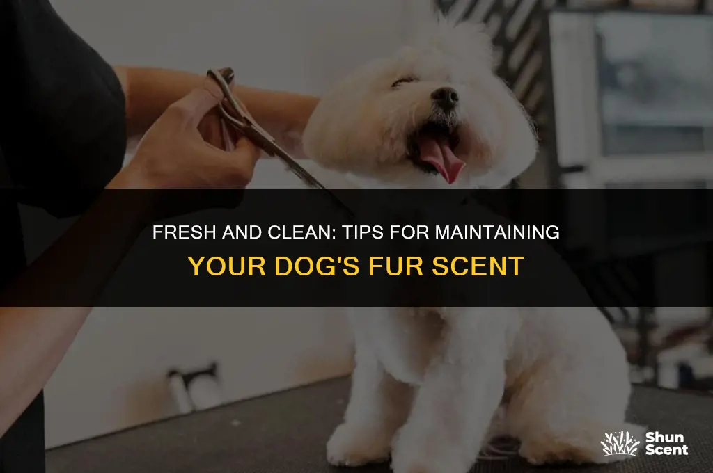 how to keep my dogs fur smelling good