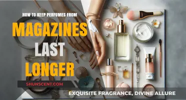 Make Magazine Fragrance Samples Last Longer
