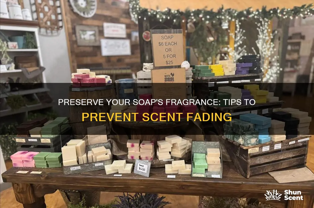 how to keep soap scent from fading