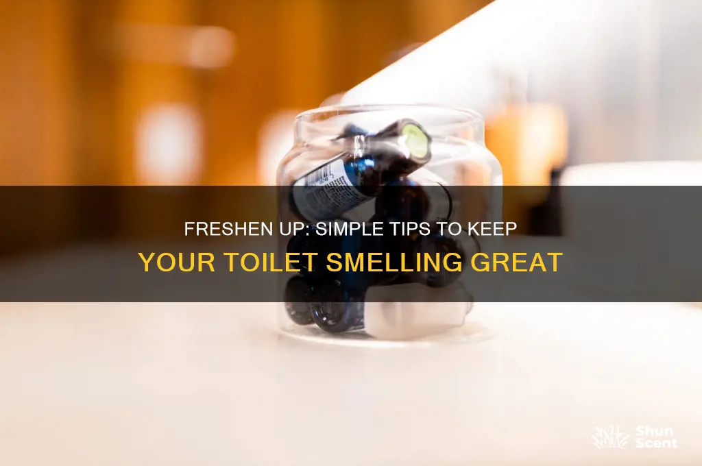 how to keep toilet scented