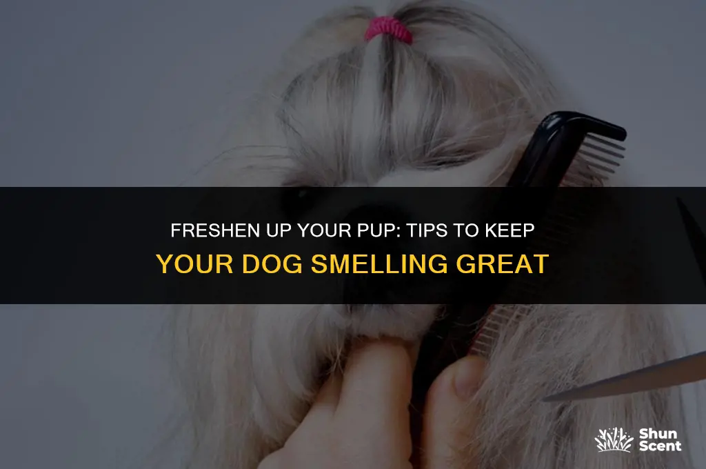 how to keep your dog from smelling musty