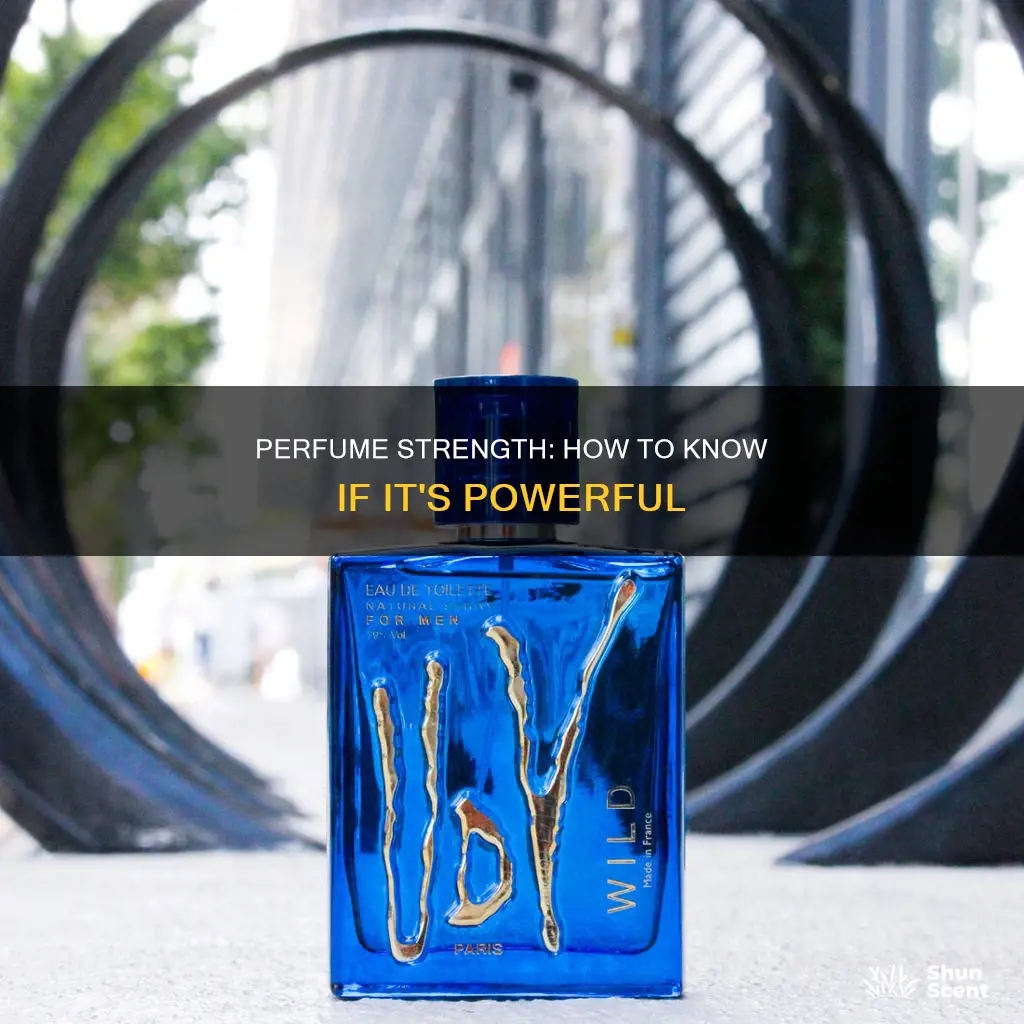 how to know if a perfume is strong