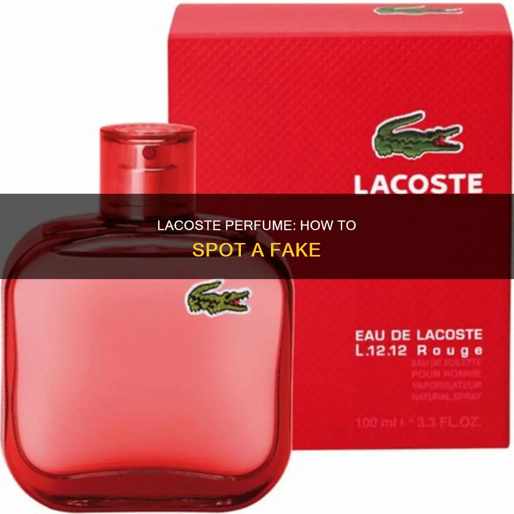 how to know if lacoste perfume is original