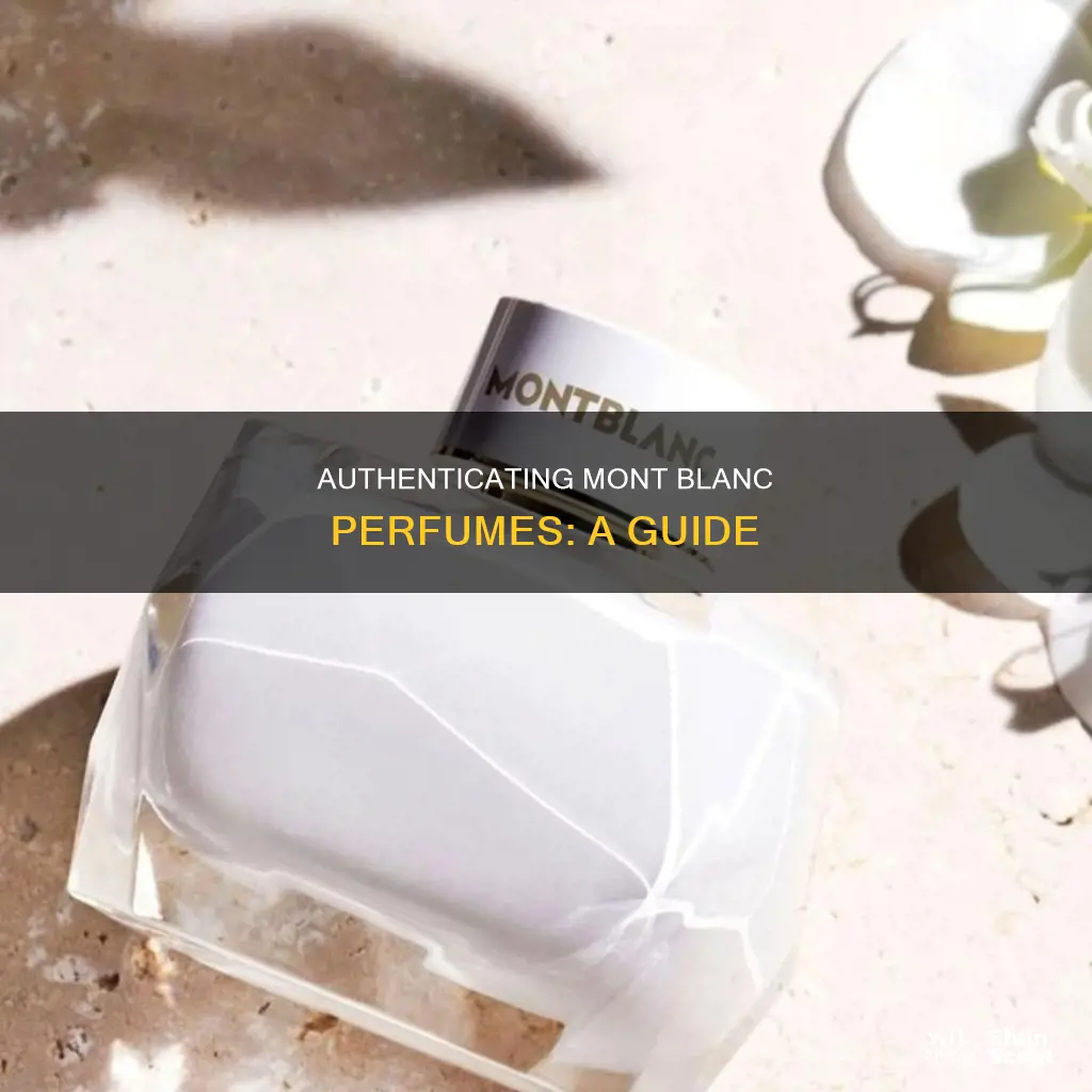 how to know if mont blanc perfume is original