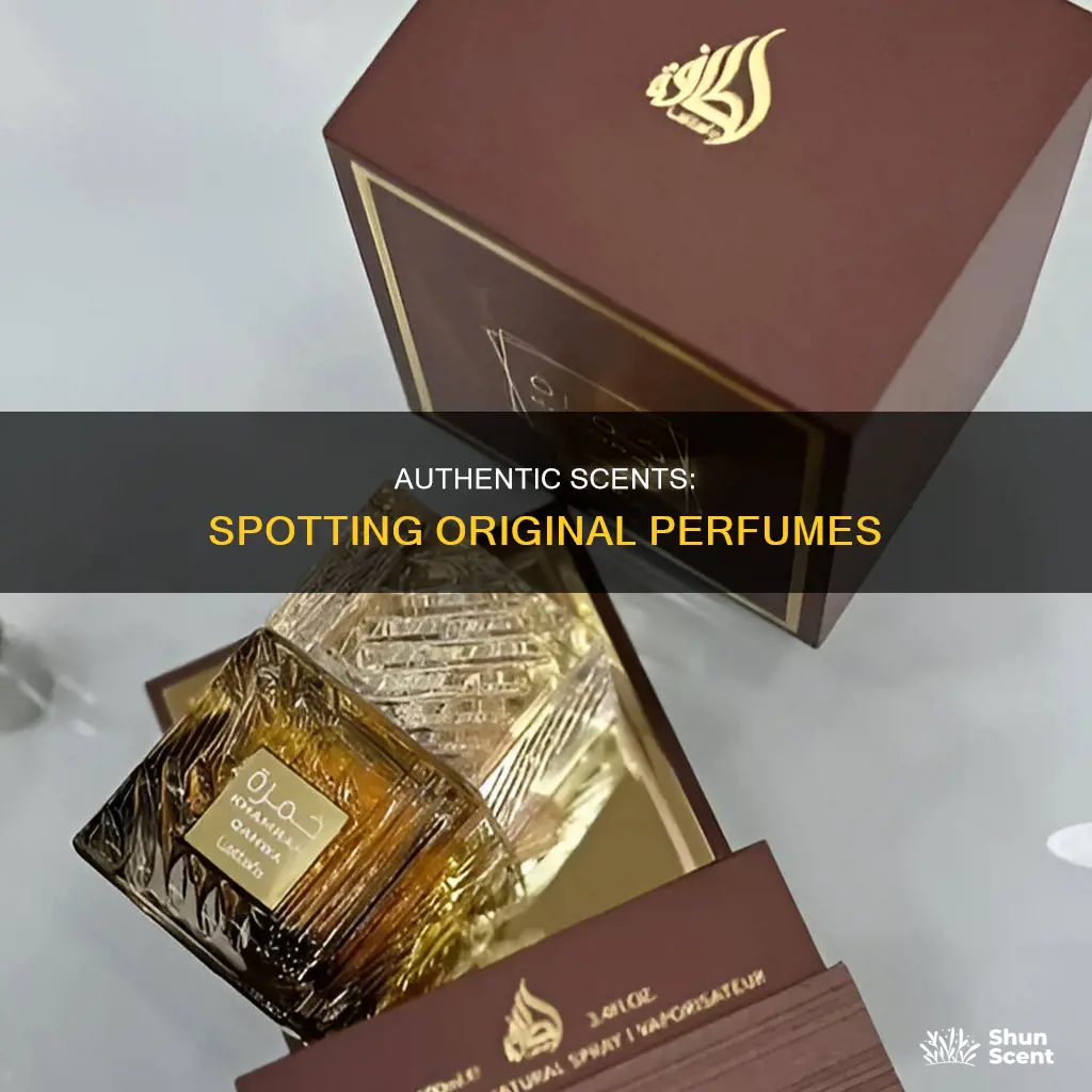 how to know perfume is original or not