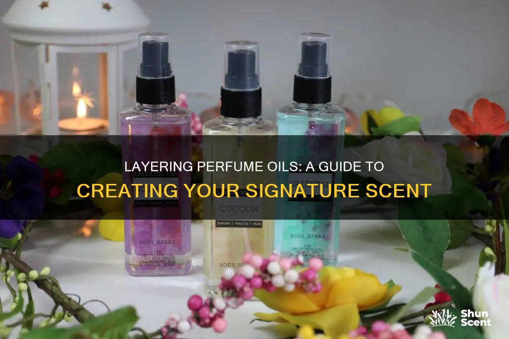 how to layer perfume oils