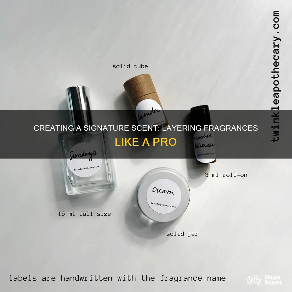how to layer perfume to create signature scent