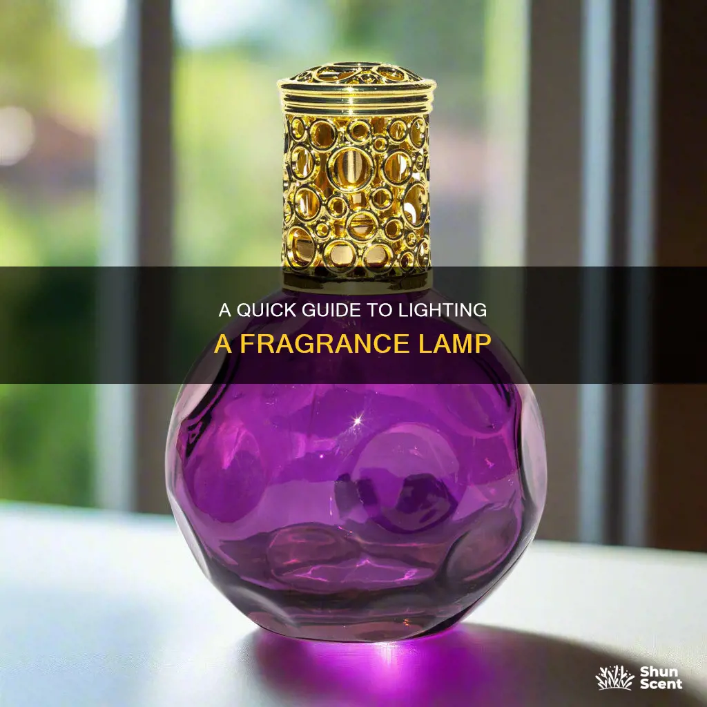 how to light a fragrance lamp