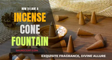 Lighting Incense Cone Fountains: A Step-by-Step Guide