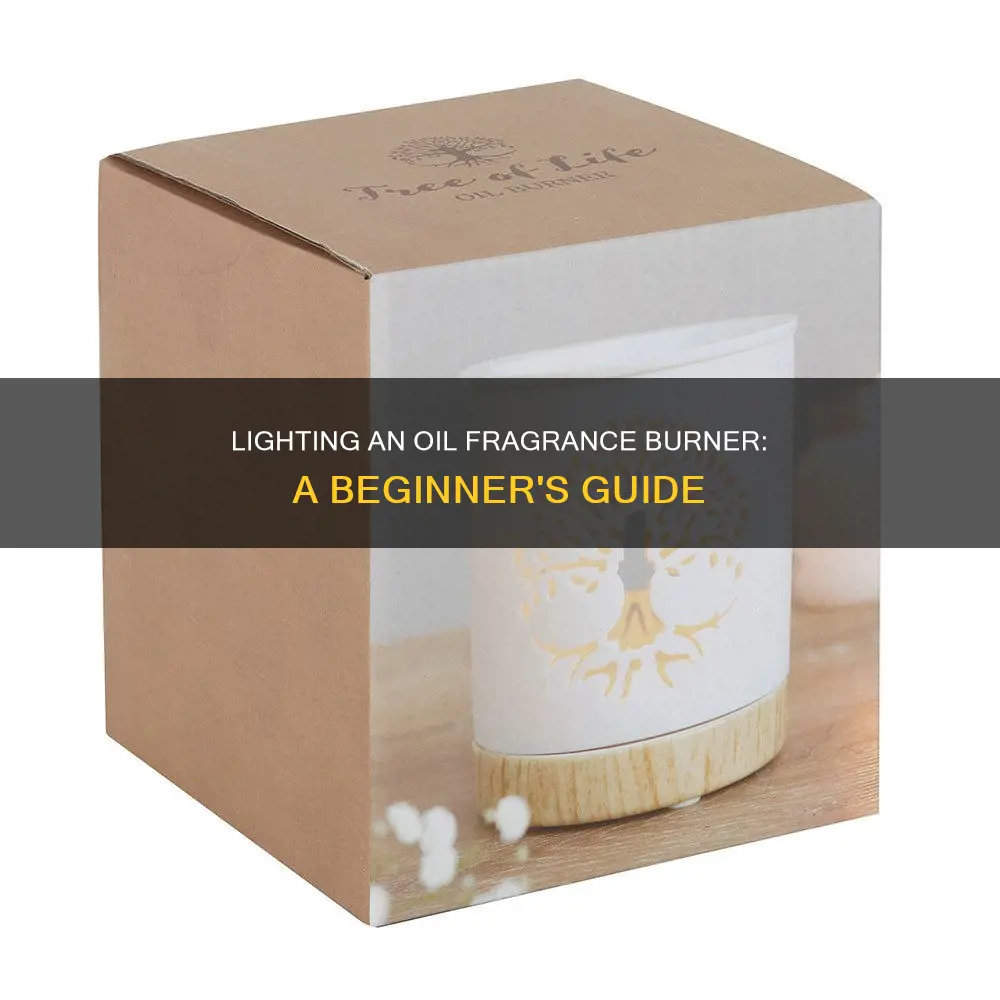 how to light an oil fragrance burner