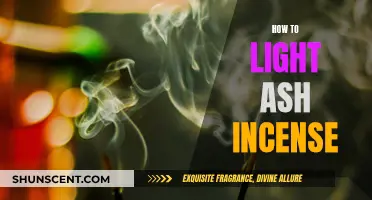 Lighting Ash Incense: A Beginner's Guide to Burning Incense