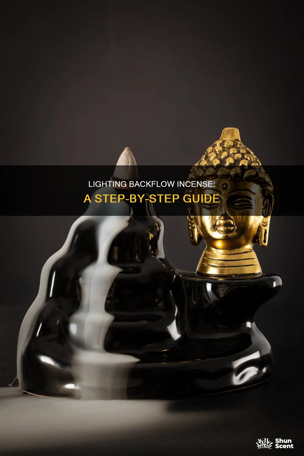 how to light backflow incense